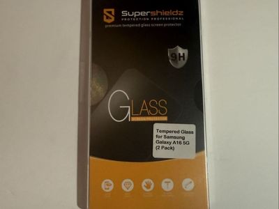 SuperShieldz 9H Tempered Glass Screen Protector for Samsung Galaxy A16 5G (2 Pack) New