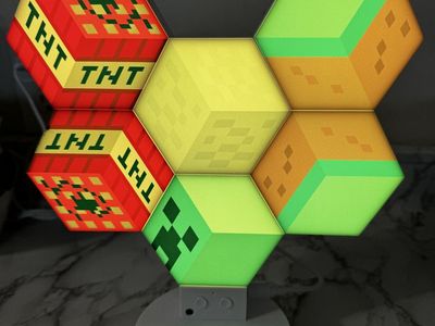 Minecraft led blocks night light
