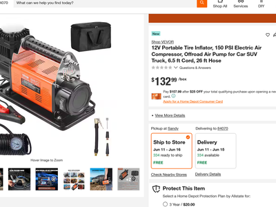 12V Portable Tire Inflator