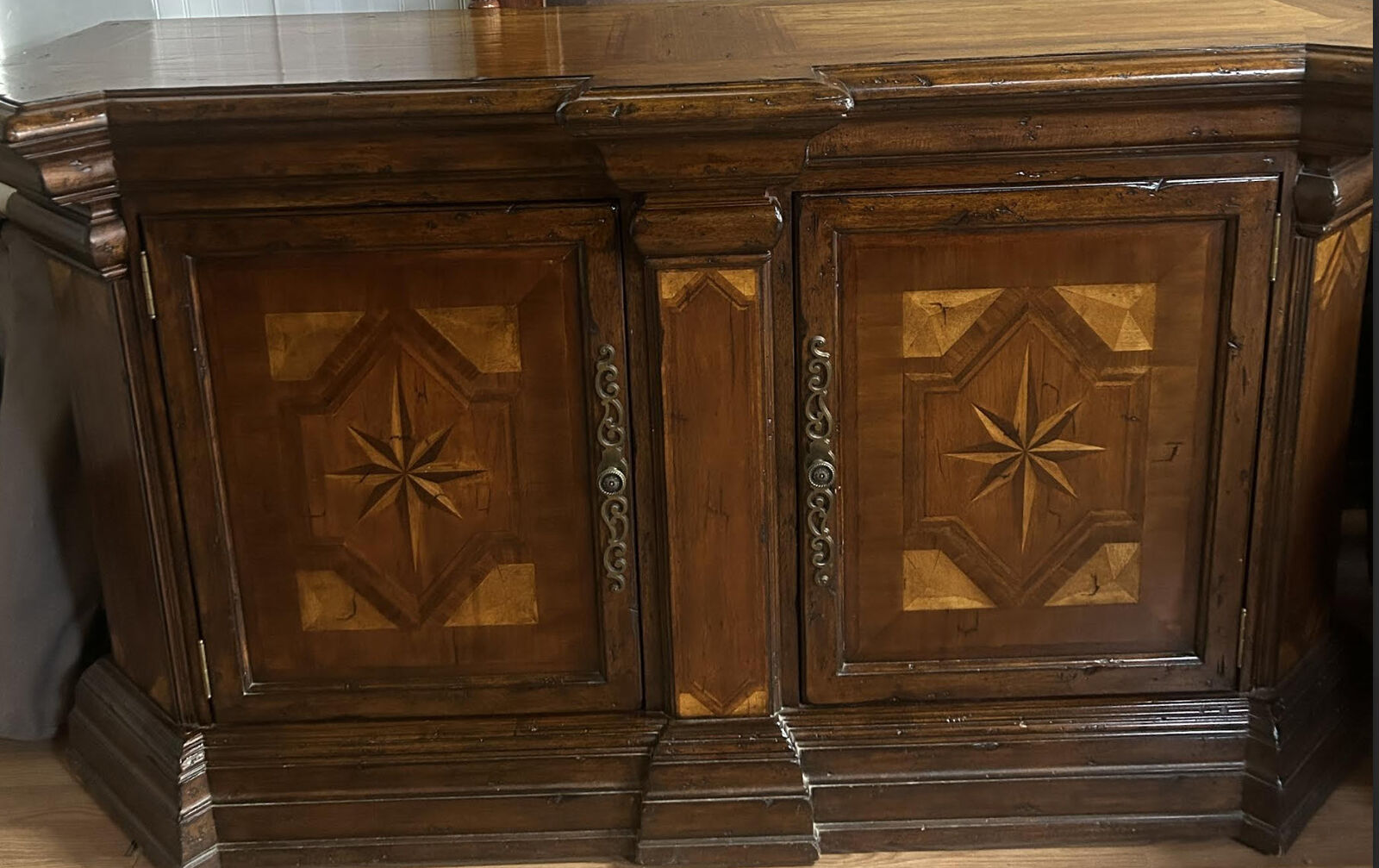 Handcrafted ARTISTICA Walnut Buffet