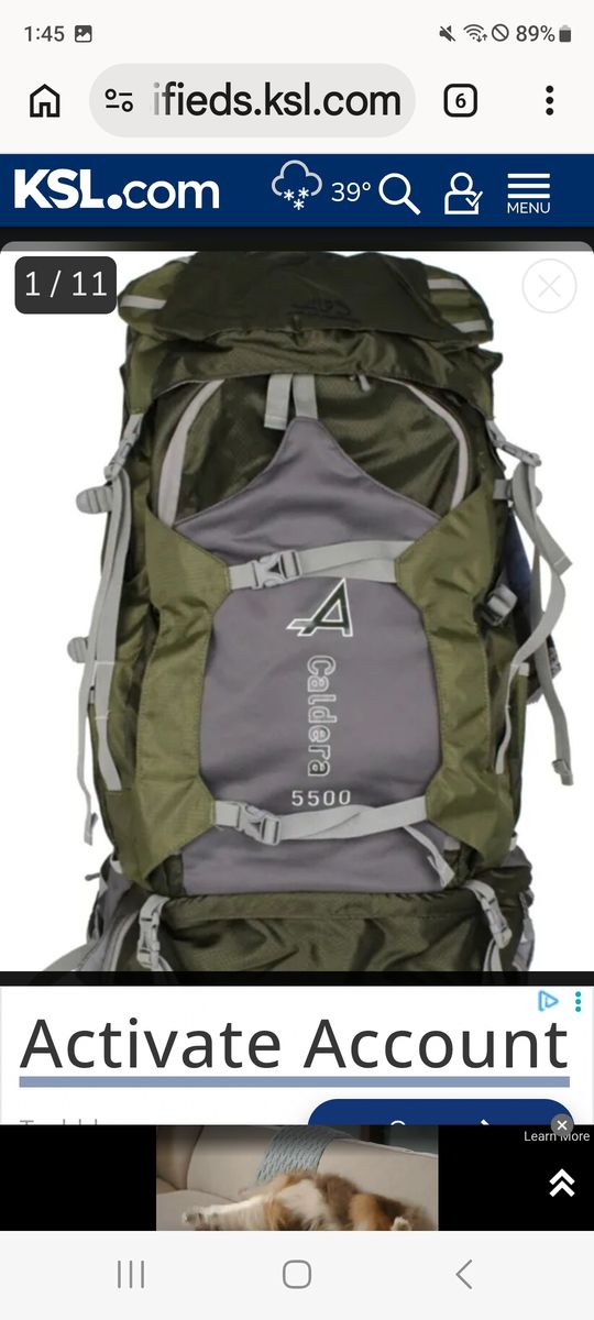 backpack alps caldera 5500