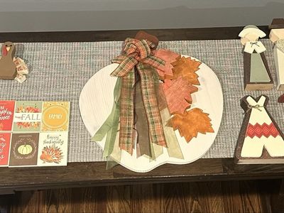 Handmade wood fall/Thanksgiving Decor Set