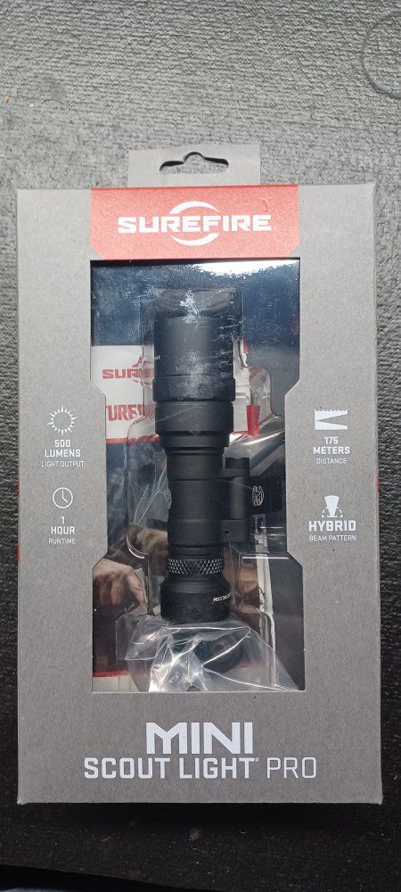 Surefire Mini Scout Light Pro M340C-BK-PRO WeaponLight & UE07 Remote Switch