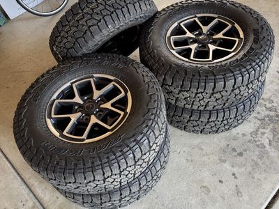 2026 Jeep Gladiator JT takeoff wheels and tires