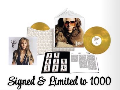Jennifer Lopez-J.Lo-SIGNED 25th Anniversary Deluxe 2LP Set-X/1000- Hardcover Book-SEALED-Autographed