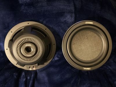 Kenwood eXcelon KFC-XW1000F 10" Shallow Mount Subwoofers. (new without box)