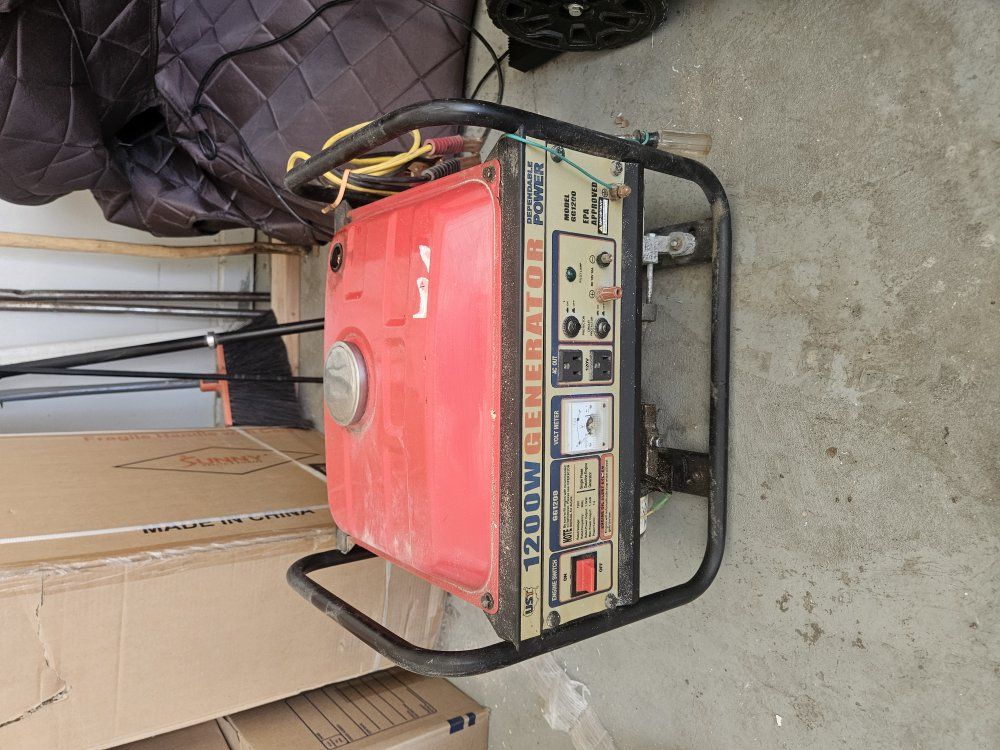 ust 1200 watt generator model gg1200 120v