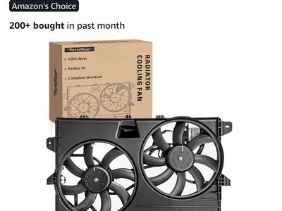 PartsFlow Radiator Cooling Fan Assembly for 2007-2014 Ford Edge & 2007-2015 Lincoln MKX