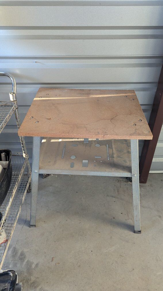 Table to mount wood working tool.