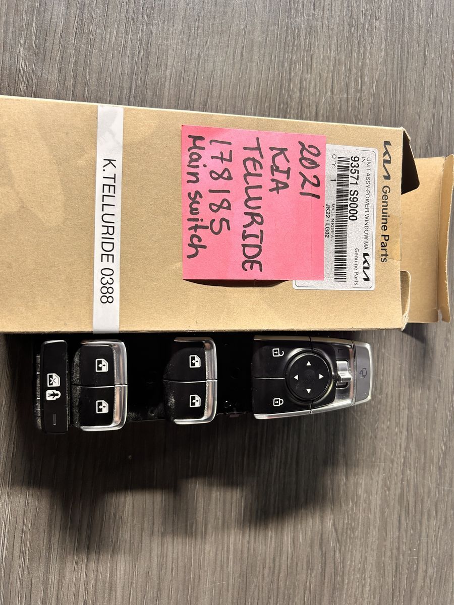 OEM KIA Telluride 2021 Power Window Main Switch