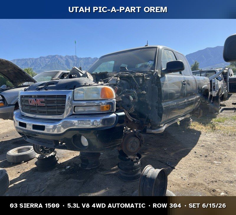 2003 GMC Sierra 1500 GMT800 Parts - UTPAP Orem