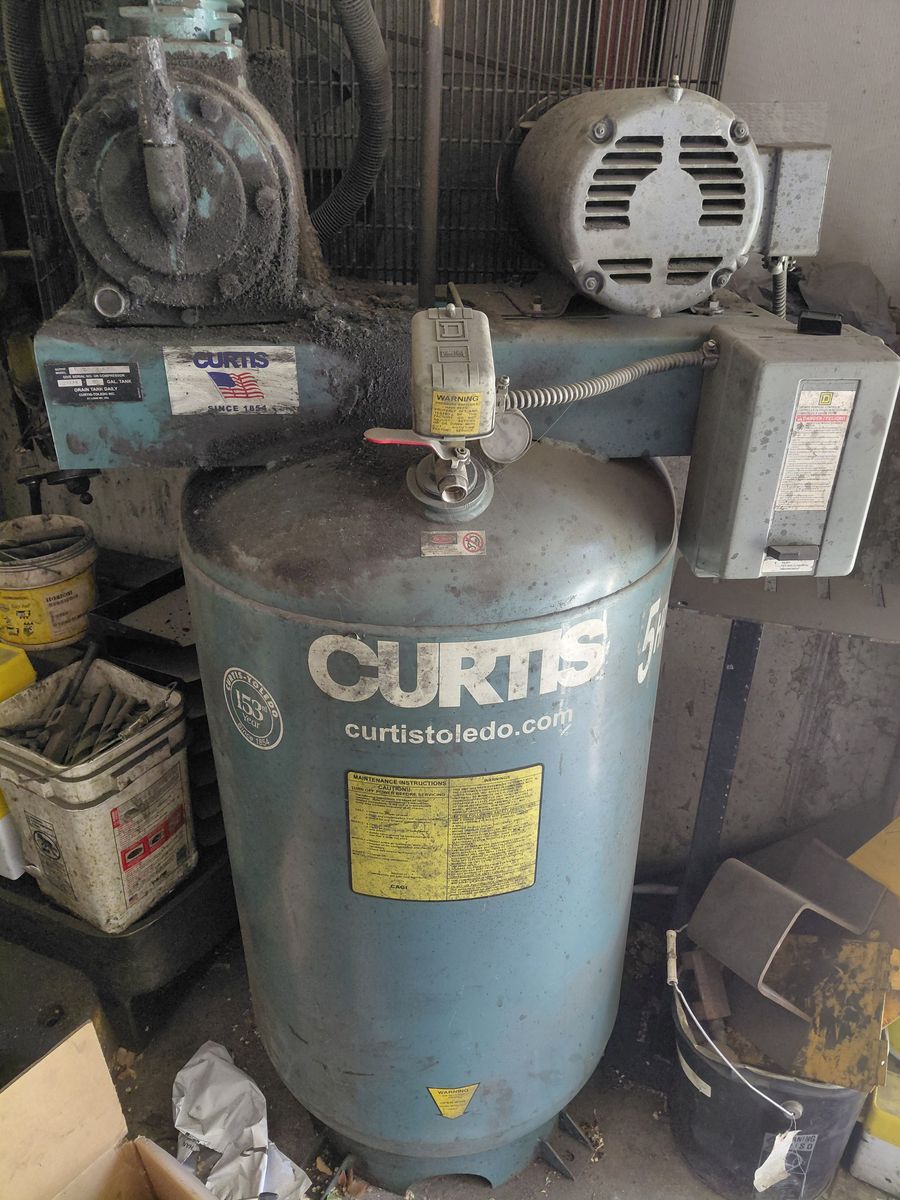 Curtis 53BVT8-A3 Industrial Air Compressor with 80-Gallon Tank - Curtis-Toledo Inc.