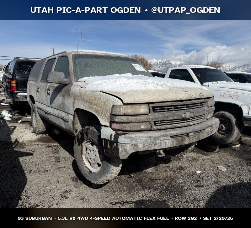 2003 Chevrolet Suburban GMT800 Parts - UTPAP Ogden