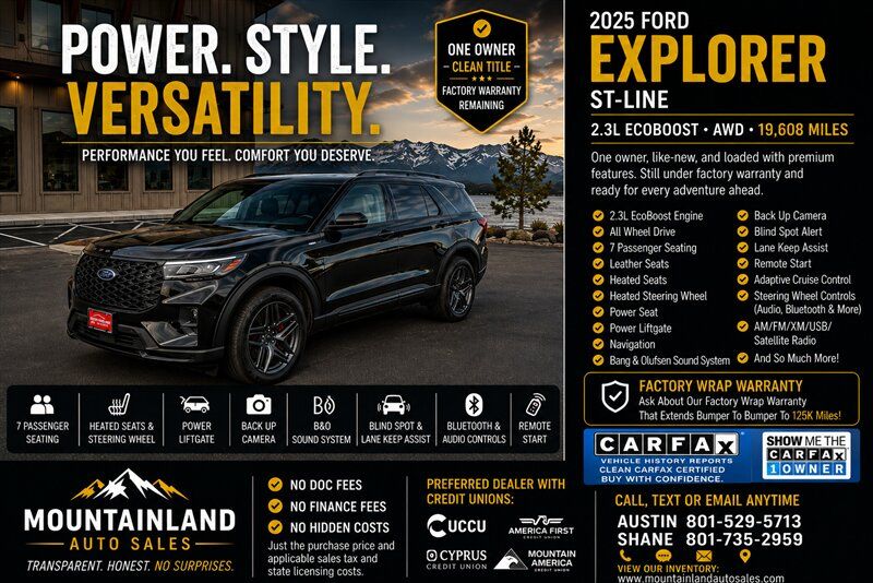 2025 Ford Explorer ST-Line