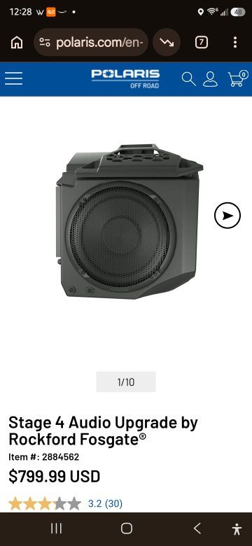 Subwoofer upgrade for 2024 and up RZR xp1000