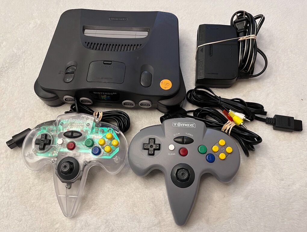 N64 Console w/Two Controllers