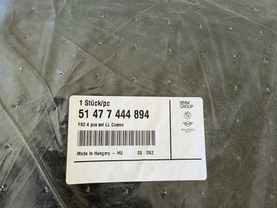 2017 - 2021 Mini Cooper Countryman Genuine OEM BMW Floor Mats 51 47 7 444 894