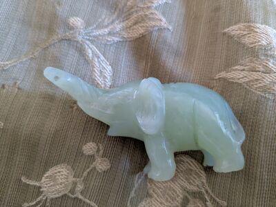 Jadeite Elephant