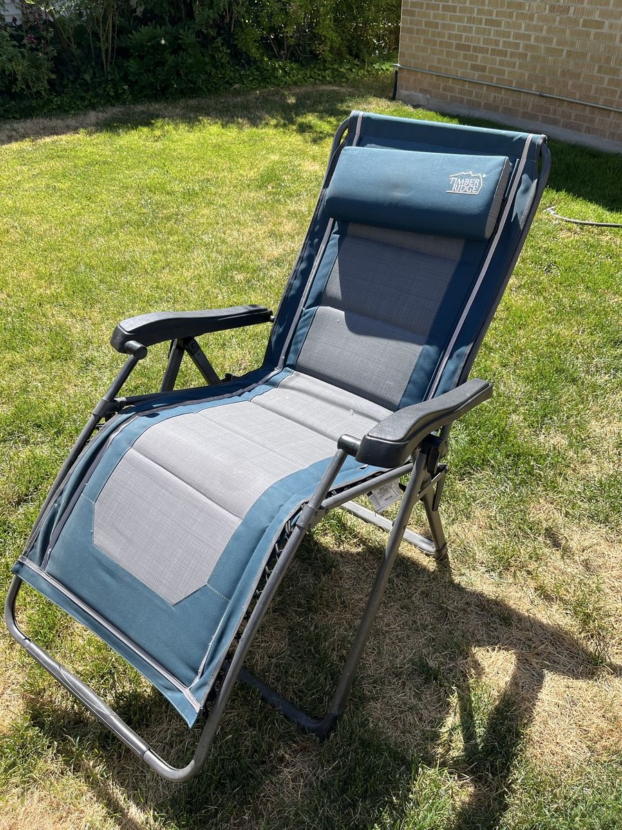 Timber Ridge Reclining Lawn Chair