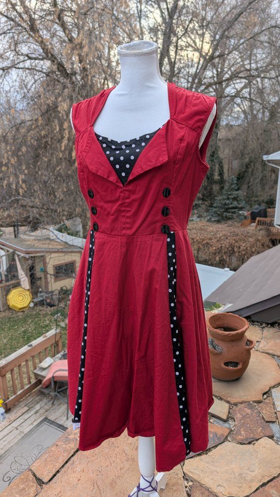 Pinup Rockabilly Vintage inspired  Housewife Dress