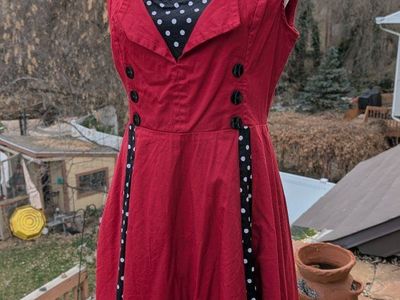 Pinup Rockabilly Vintage inspired Housewife Dress