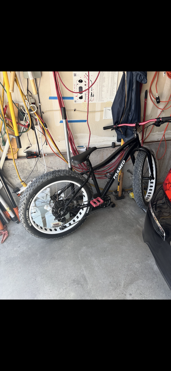 Framed fat bike