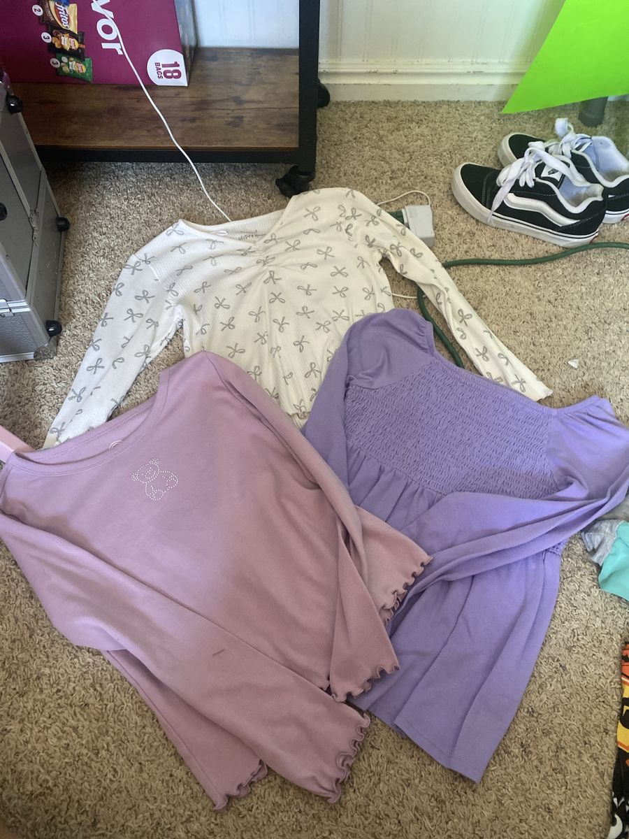 Girls long sleeve shirts