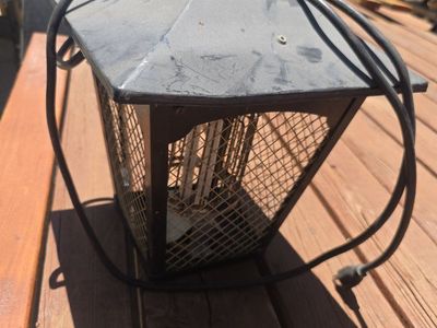 Outdoor Electric Bug Zapper - Black Lantern Design