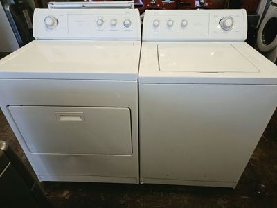 whirpool washer and electric dryer