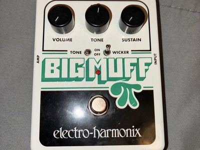 Electro-Harmonix Big Muff Pi with Tone Wicker Fuzz Pedal