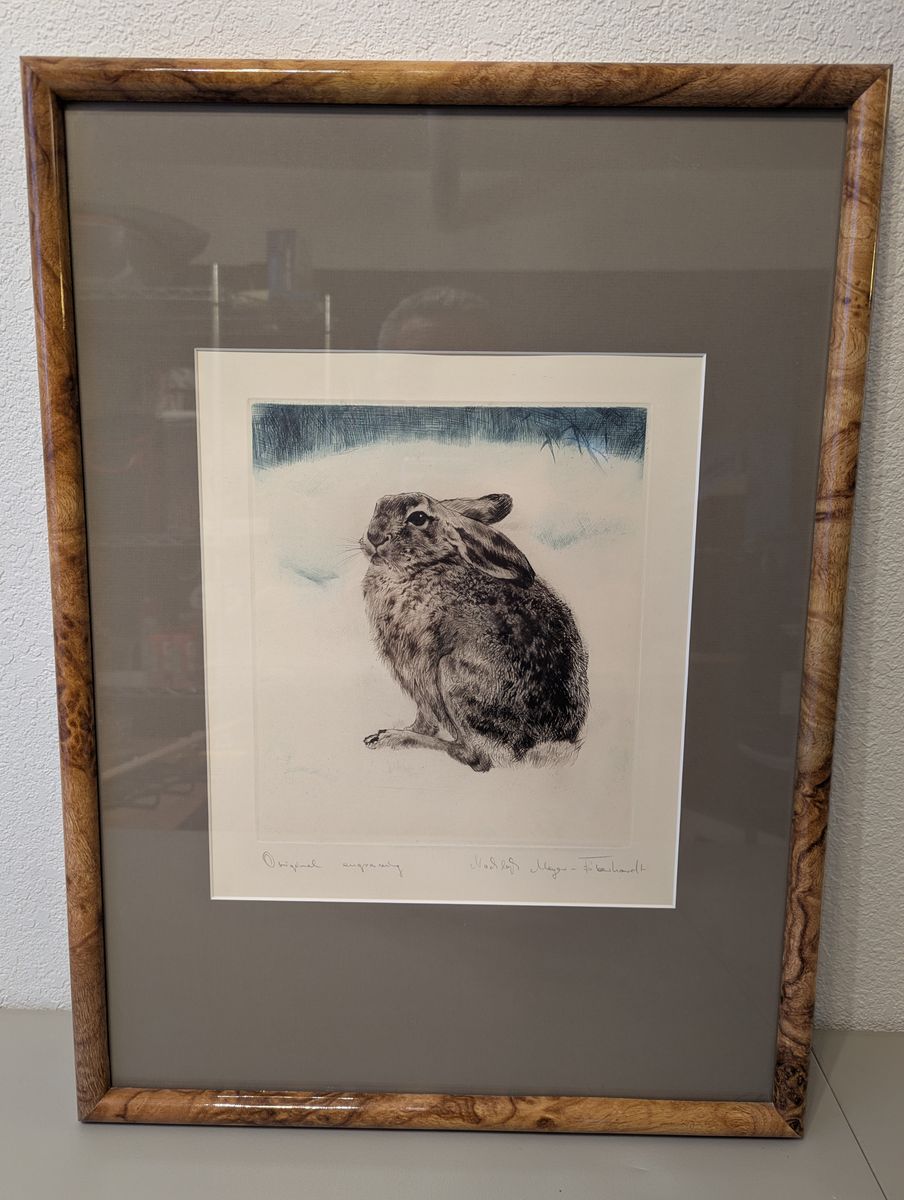 curt meyer-eberhardt hand signed original engraving   1977