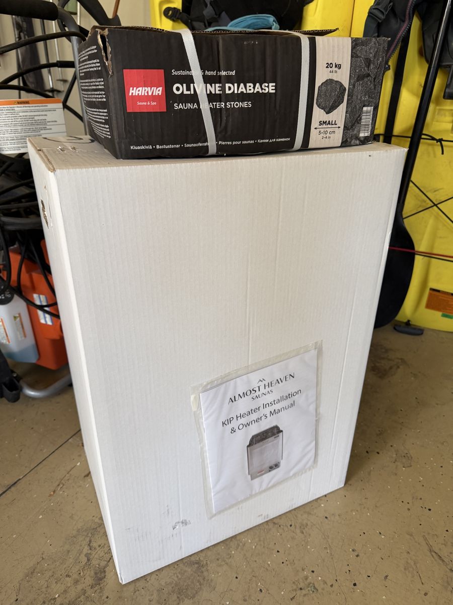 Brand New Harvia 6kW Sauna Heater + Stones – 240V