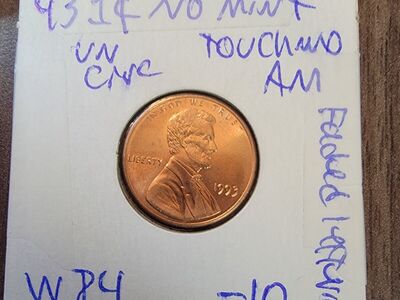 1993 penny touching am un circulated.