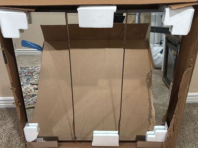 New Triple Mirror Surface Mount Medicine Cabinet