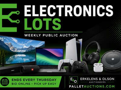 Electronics • TVs • Vacuums • Weekly Public Auction