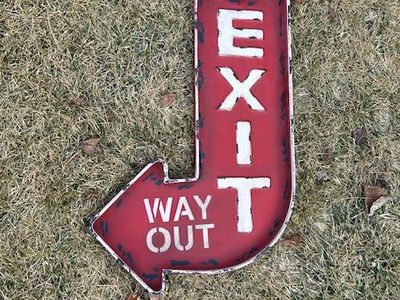 Decorative Exit Sign