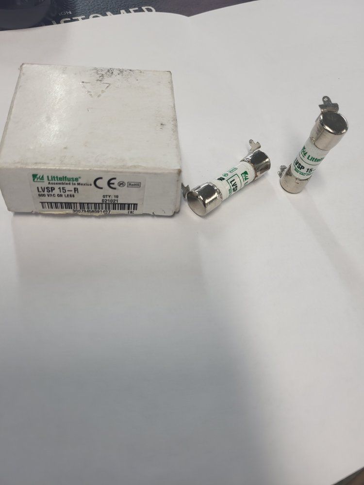 Littelfuse LVSP 15-R 600 VAC Less Fuse (Qty 10) - New