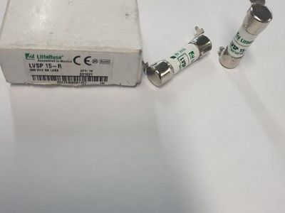 Littelfuse LVSP 15-R 600 VAC Less Fuse (Qty 10) - New