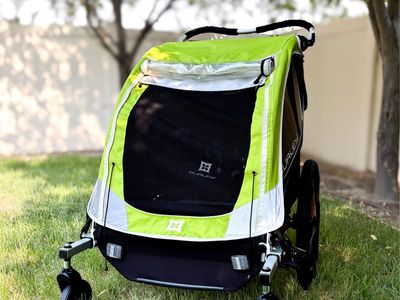 Burley D’Lite X 2 Seat Kids Double Bike Trailer & Stroller