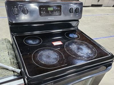 Frigidaire Electric Range Stove - Black Smooth Glass Top