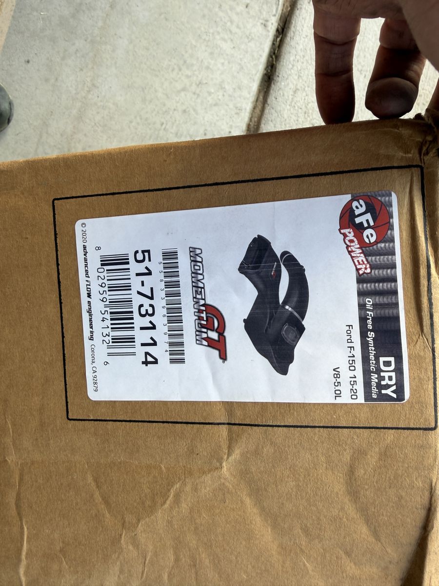 F150 5.0 AFE intake 