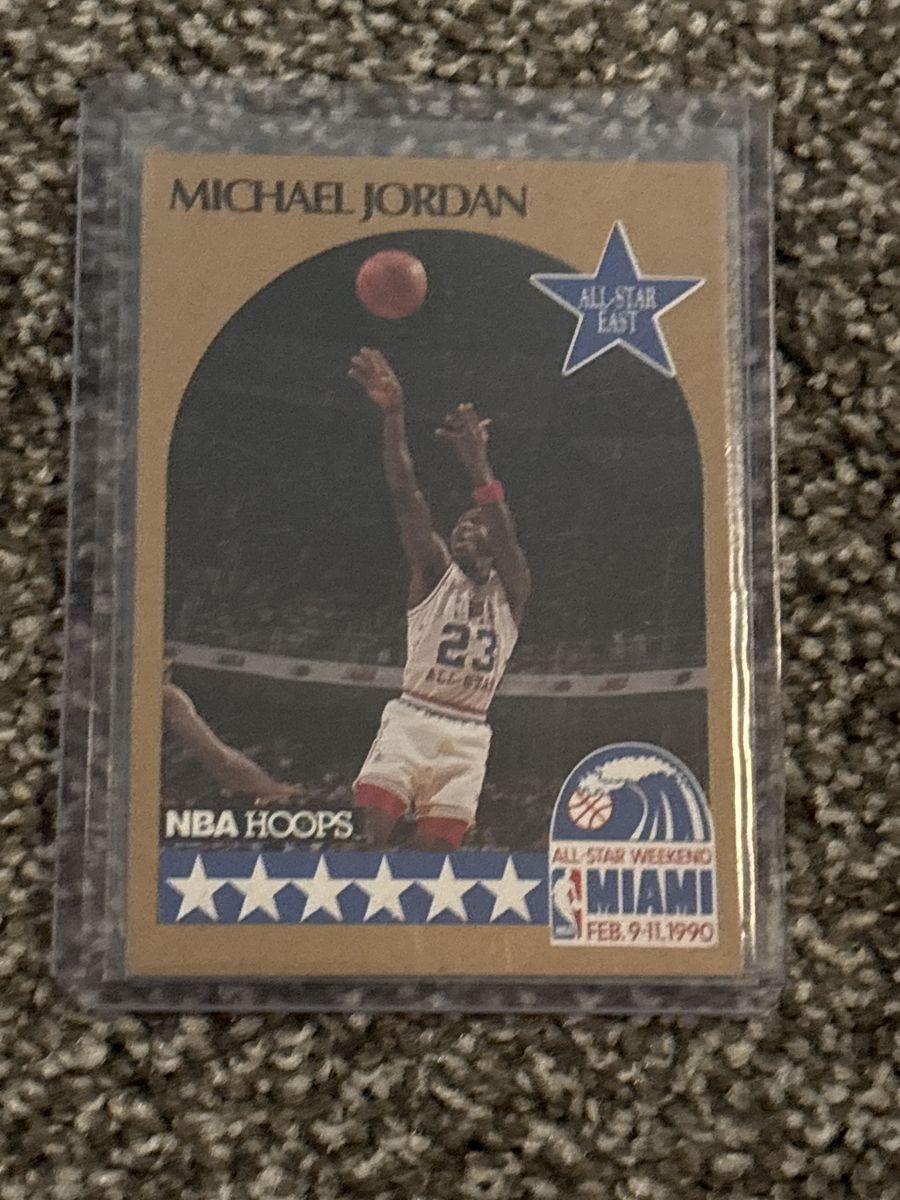 1990 NBA Hoops Michael Jordan All-Star Weekend Miami Basketball Card