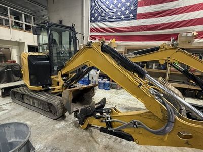 Cat 304/ 40 class Mini Excavator Rental – Powerful Compact Excavator – Half day options - angle blade