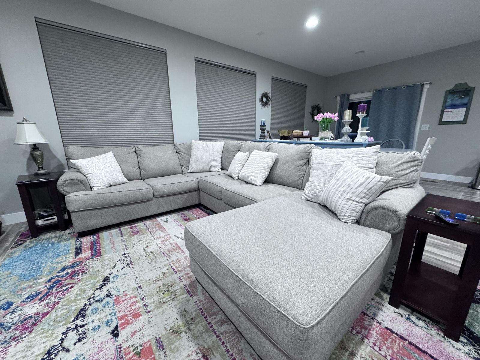 Ashley Sectional Couch beige