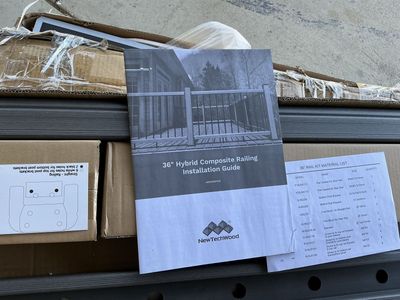 NewTechWood 36” Hybrid Composite Deck Railing Kit