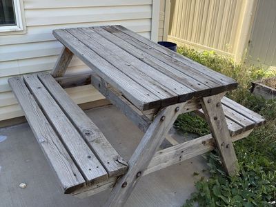 Wooden Picnic Table
