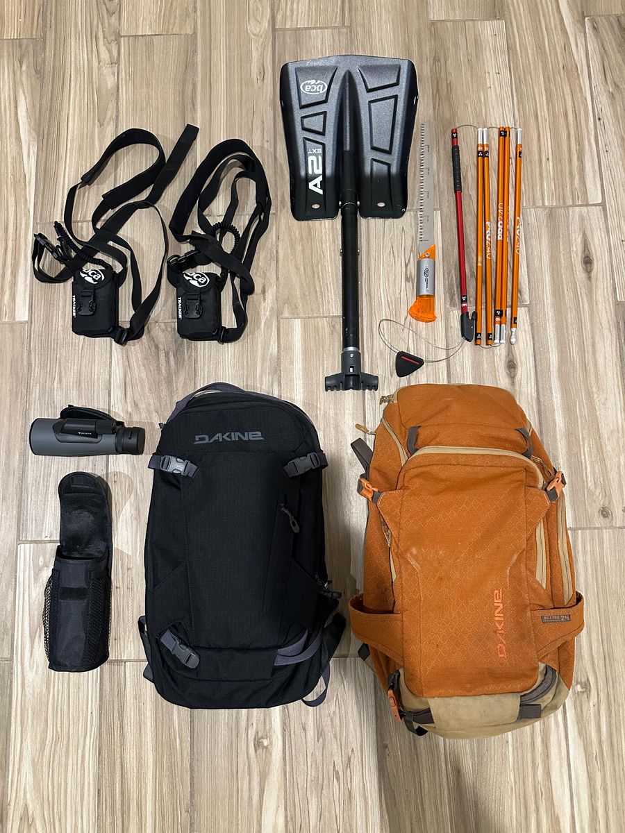 Backcountry Avalanche Safety Kit (Beacon, Probe, Shovel w/ Saw) – $275 OBO