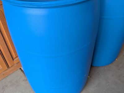 55 Gallon water barrels