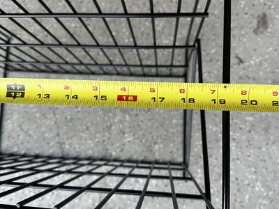 Wire shelving