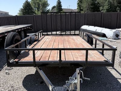 2025 Big Bubbas 7 *14 UTV trailer with ramp like new